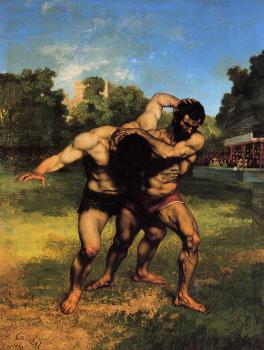 Gustave Courbet : The Wrestlers